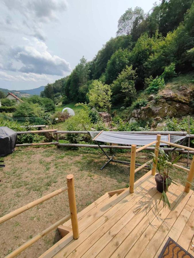 La Yourte Des Bibis Fréland Exteriér fotografie